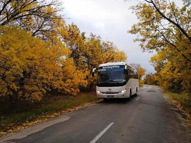 Как заказать трансфер на большом автобусе в Крыму. 