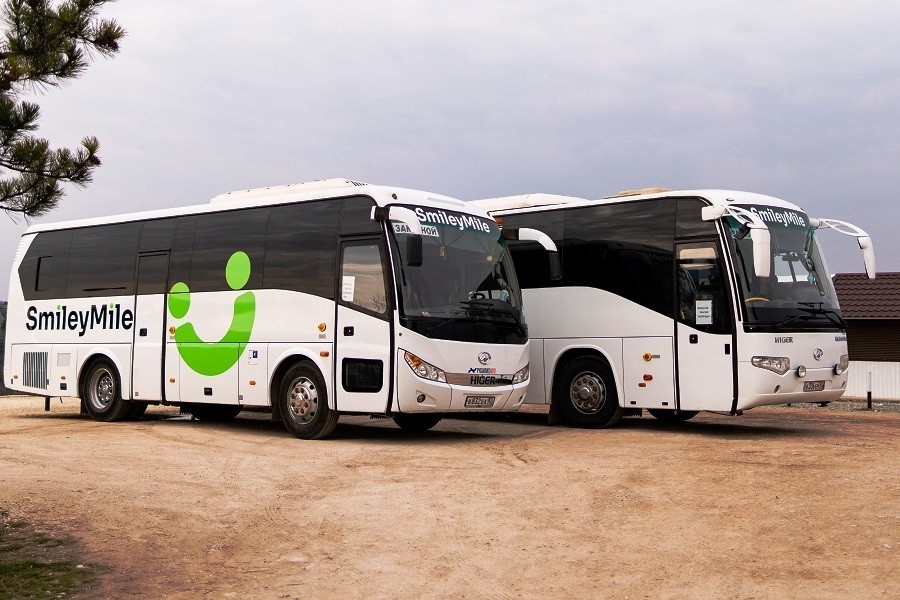 Заказ автобуса для школьников в Крыму.